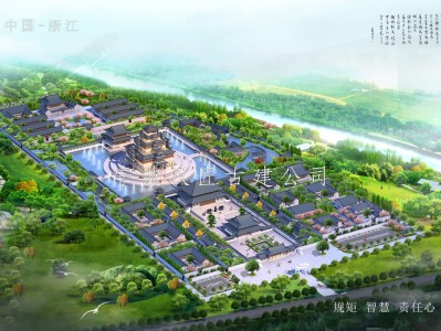 淮北古建筑工程施工方案总体规划图